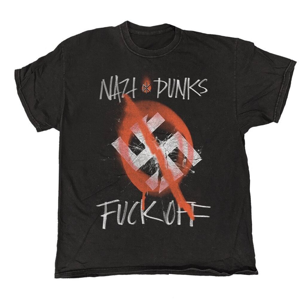 Dead Kennedys Nazi Spraypaint Punk Rock Vintage Style Graphic Unisex T-Shirt .